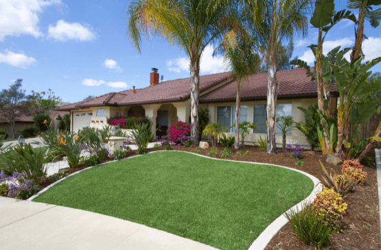 Synthetic lawn installations in Austin