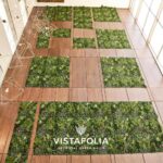 Airport artificial living wall installation