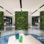 Artificial living wall office decoration from SYNLawn