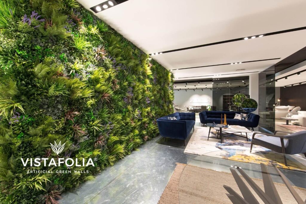 Interior artificial living wall decoration from SYNLawn