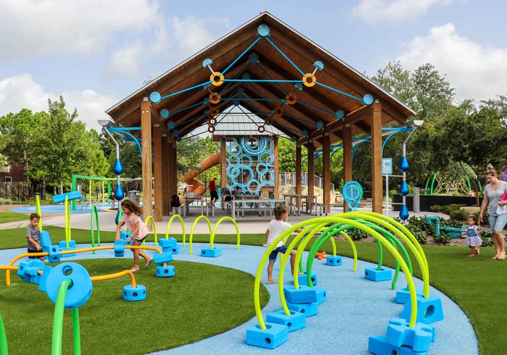 Exploration Park Commercial artificial grass playground from SYNLawn