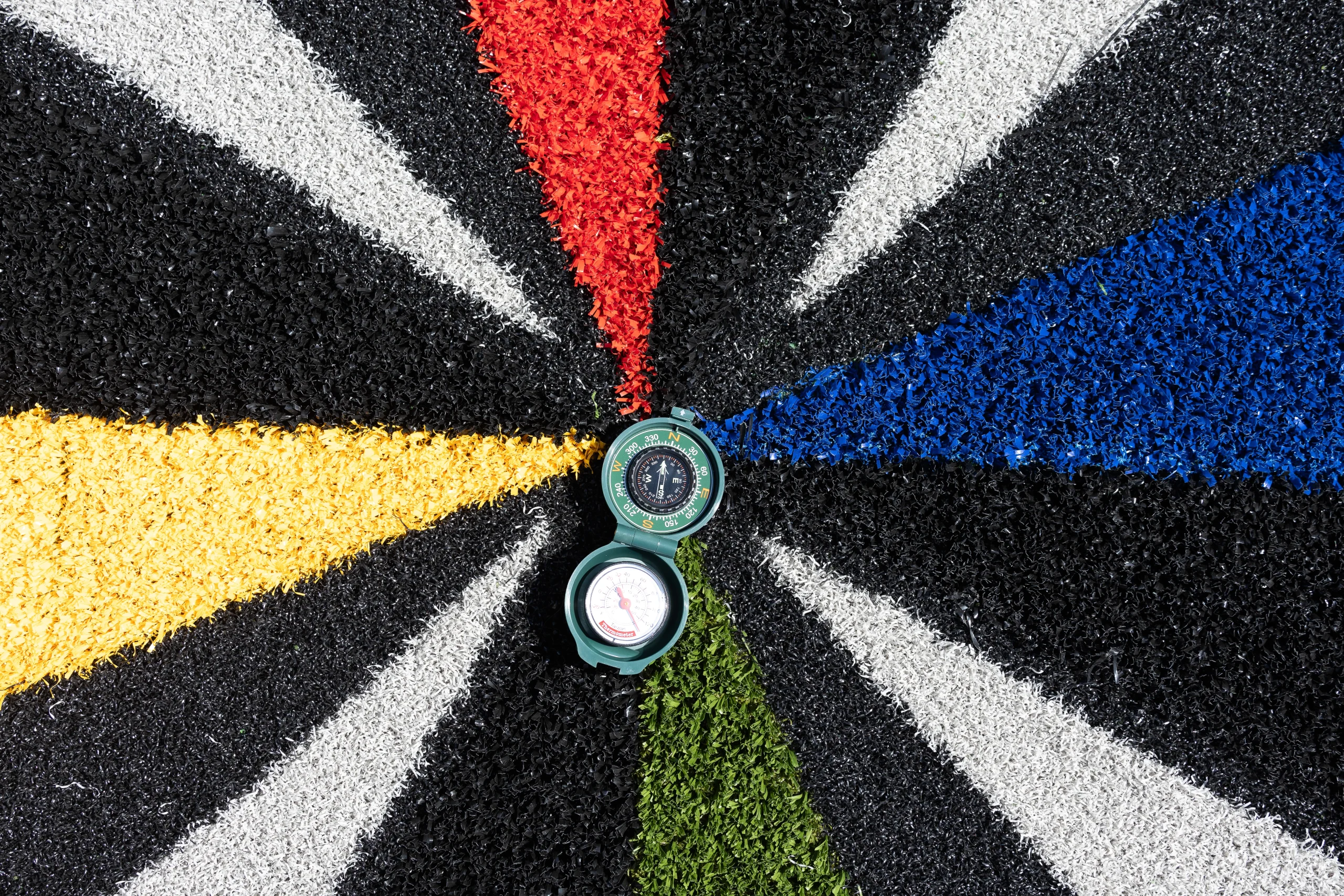 close up Austin custom turf design