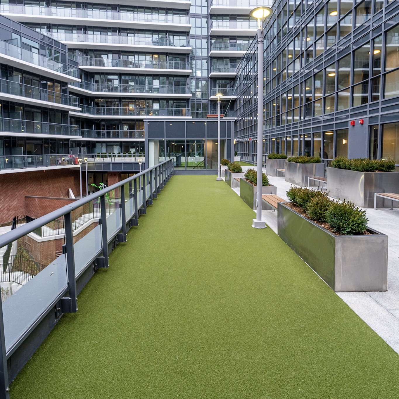 SYNLawn Rooftop Artificial Turf Installation SYNLawn Rooftop Austin Artificial Turf Installation