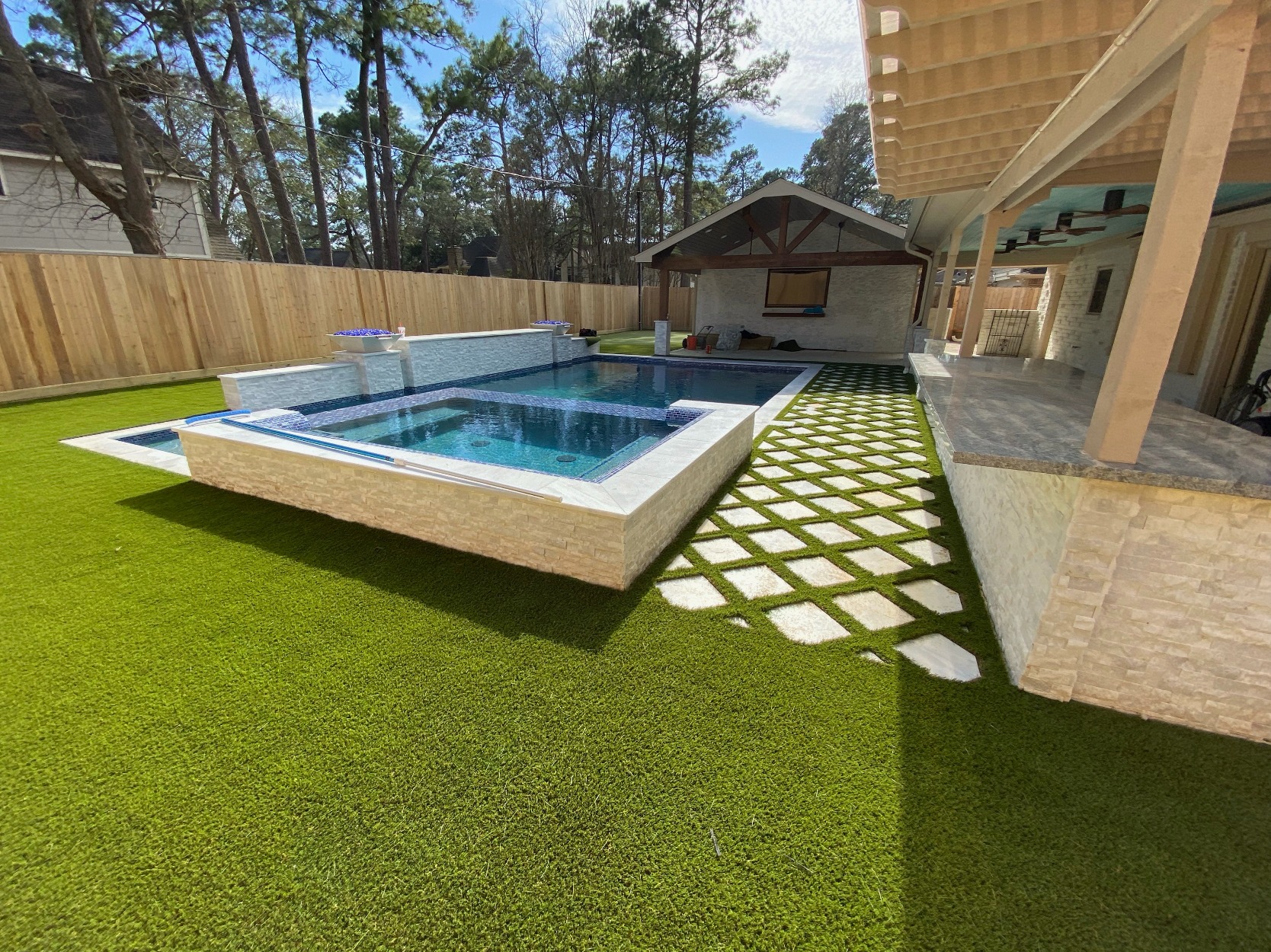 Austin Artificial Grass Luxury Pool Deck Design Austin Artificial Grass Luxury Pool Deck Design