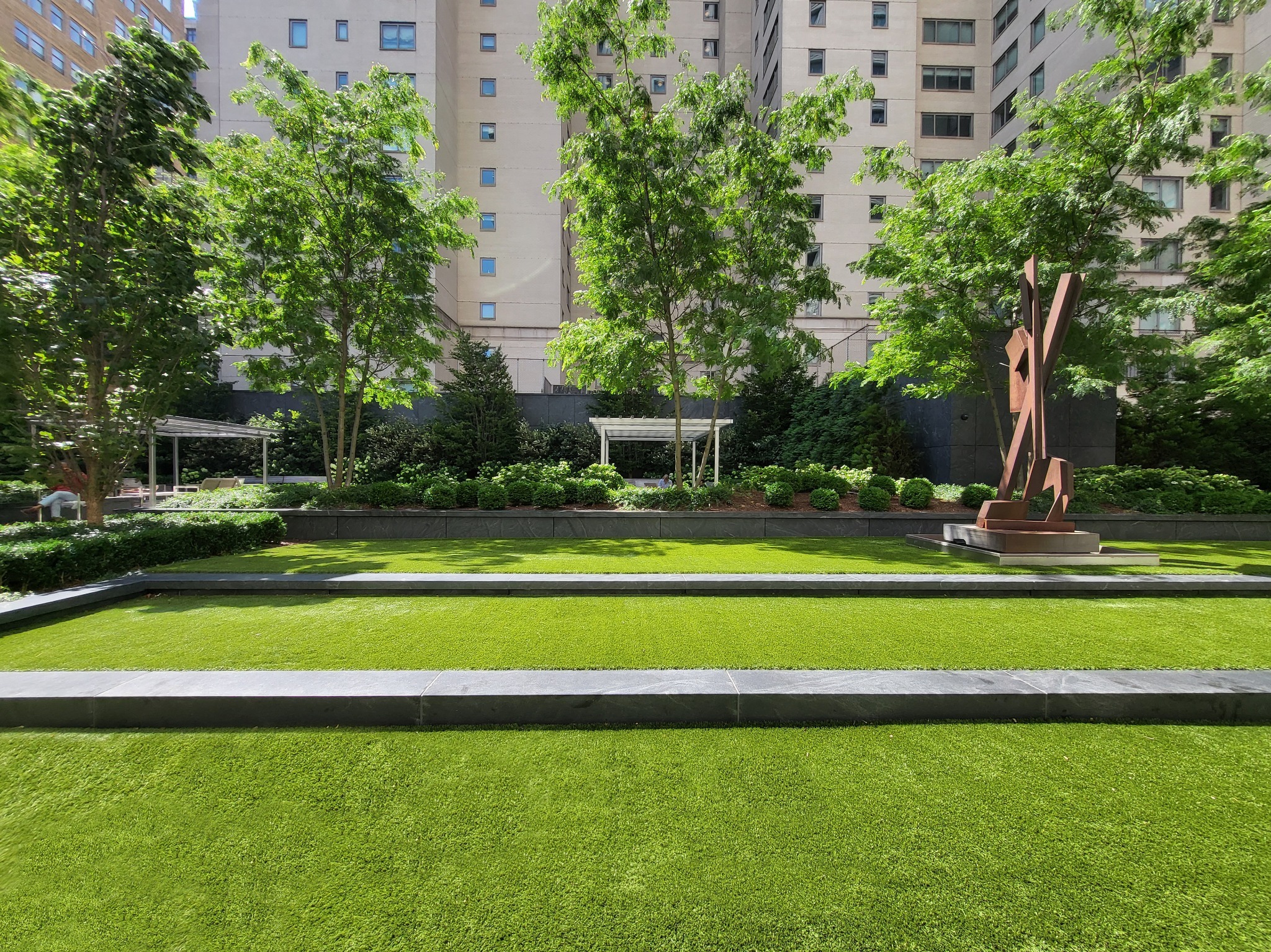 Austin Commercial Artificial Grass Courtyard Landscape Austin Commercial Artificial Grass Courtyard Landscape