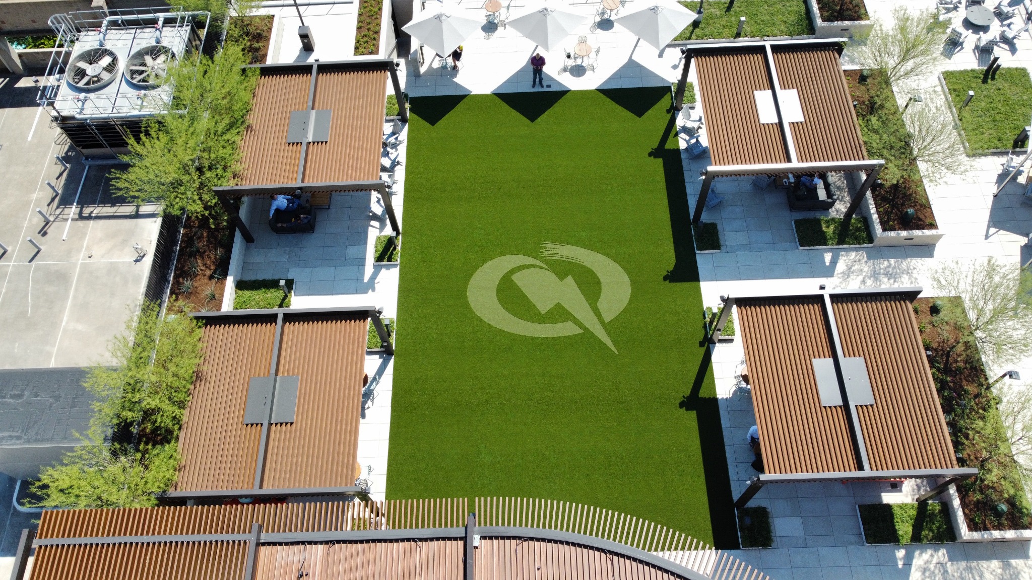 Austin Commercial Artificial Grass Rooftop Lounge Austin Commercial Artificial Grass Rooftop Lounge